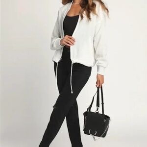 BB Dakota Mauve Bomber Jacket